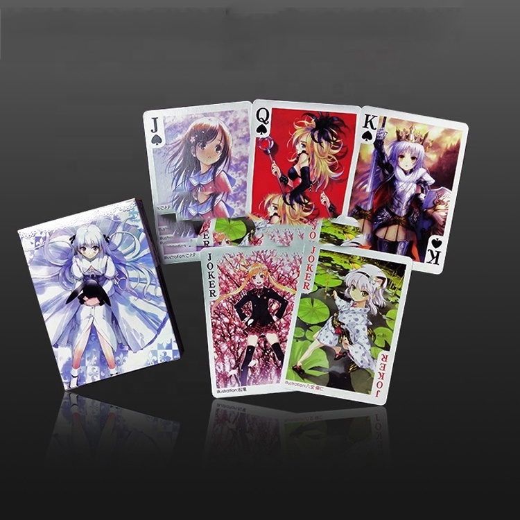 Market Custom Japanese Anime Poker Playing Cards Printing