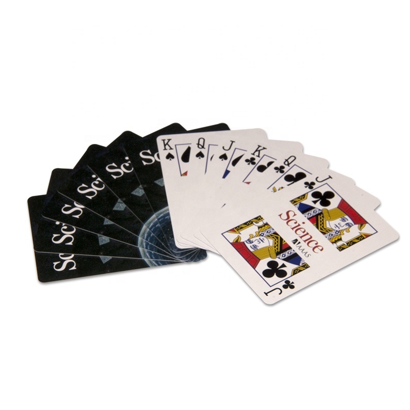 New Italian Personalized Playing Cards Game Sublimation Larged Jumbo Casino Gold Playing Cards With Box Oem