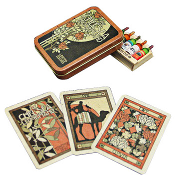 High Quality Special Design Customizable Italian Playing Cards Packed In Tin Box Custom Playing Cards In Bulk