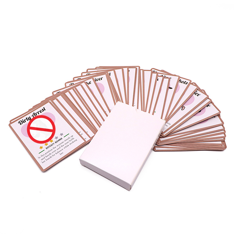 Print Blank Picture Poker waterproof Japanese Nude Girl Cartoon Pink Anime Women Paper Sexy Adult Dirty card game Playing Cards