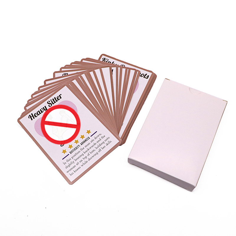 Print Blank Picture Poker waterproof Japanese Nude Girl Cartoon Pink Anime Women Paper Sexy Adult Dirty card game Playing Cards