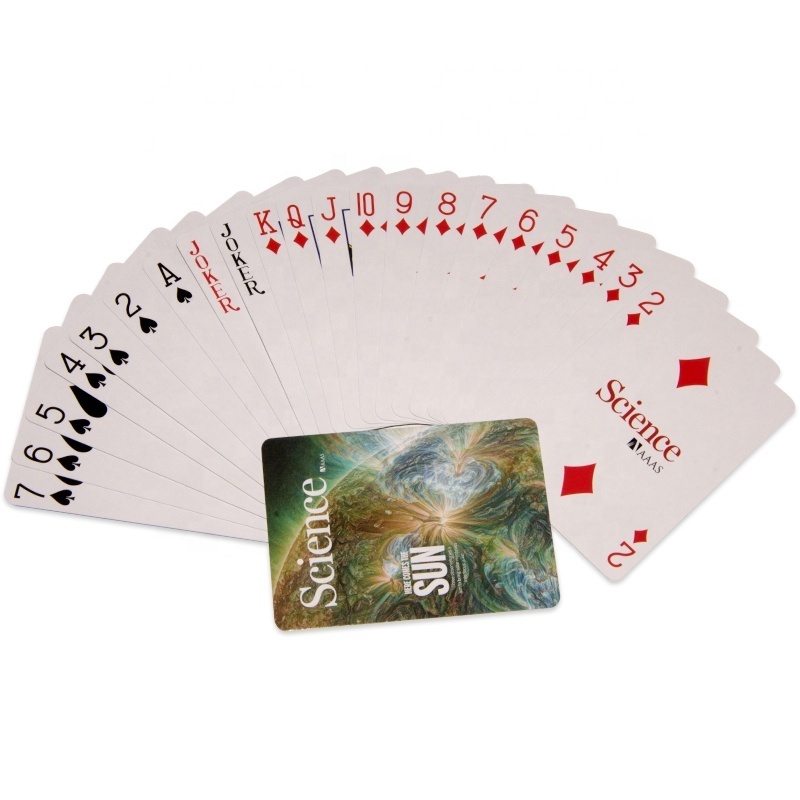 New Italian Personalized Playing Cards Game Sublimation Larged Jumbo Casino Gold Playing Cards With Box Oem