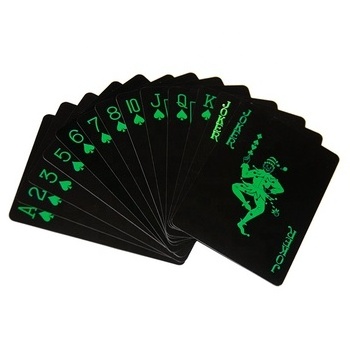 Custom Printed Waterproof Plastic Tarot Cards Front And Back Side Playing Cards