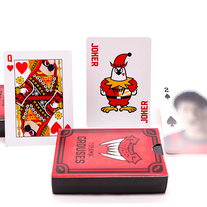 Personalized Custom Logo Paper Poker Deck Printing Trading  Games Basketball Playing Cards