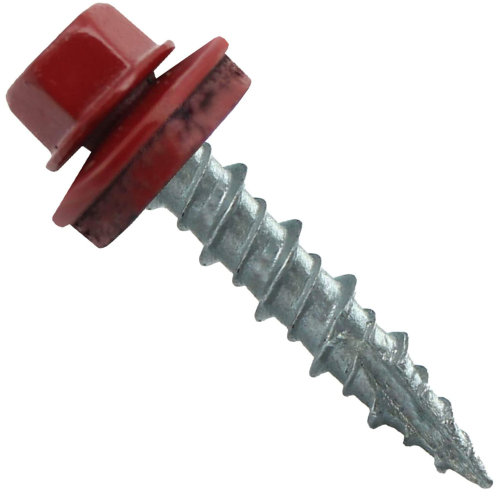 Roofing Metal Washers And Screws Brackets Colored Head C1022 Galvanized Roofing Screw Hex Washer Head Sheet Metal Roofing Screw