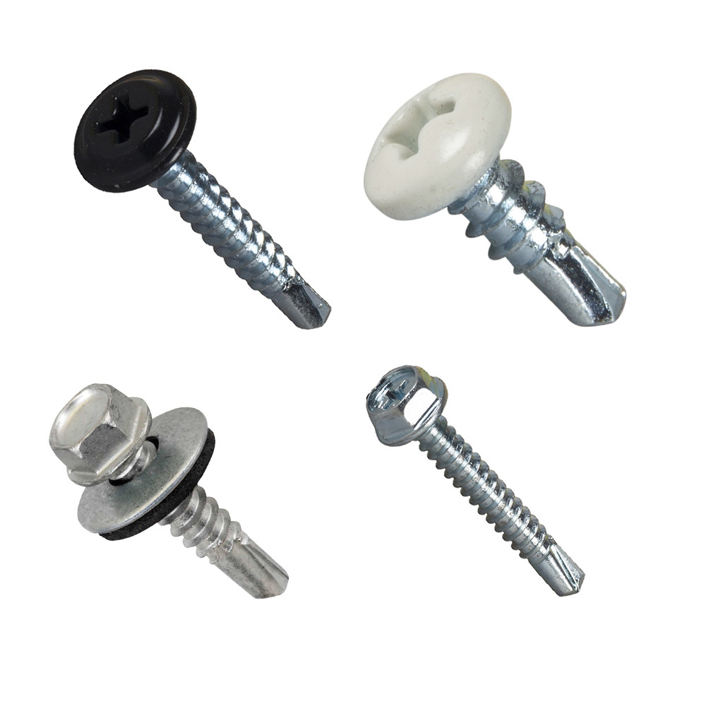 Self-Drilling Tapping Screw Taiwan Roofing Phillips Truss Pan Hex Washer Head Tail Self-Drilling Screw