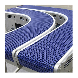 Modular curve mesh belt modular conveyor Stainless steel plastic chain plate production line Flexible chain conveyor