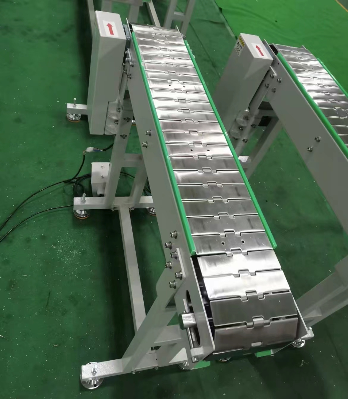 Modular curve mesh belt modular conveyor Stainless steel plastic chain plate production line Flexible chain conveyor