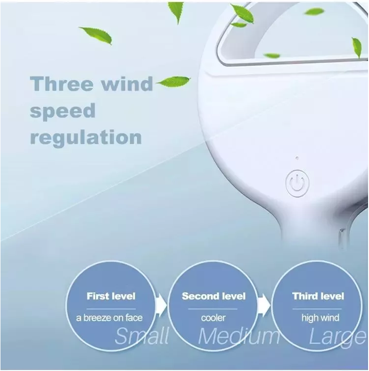 New Design Mini Fans Portable Wearable Fans Rechargeable Handheld Mini USB Small Custom Bladeless Fan