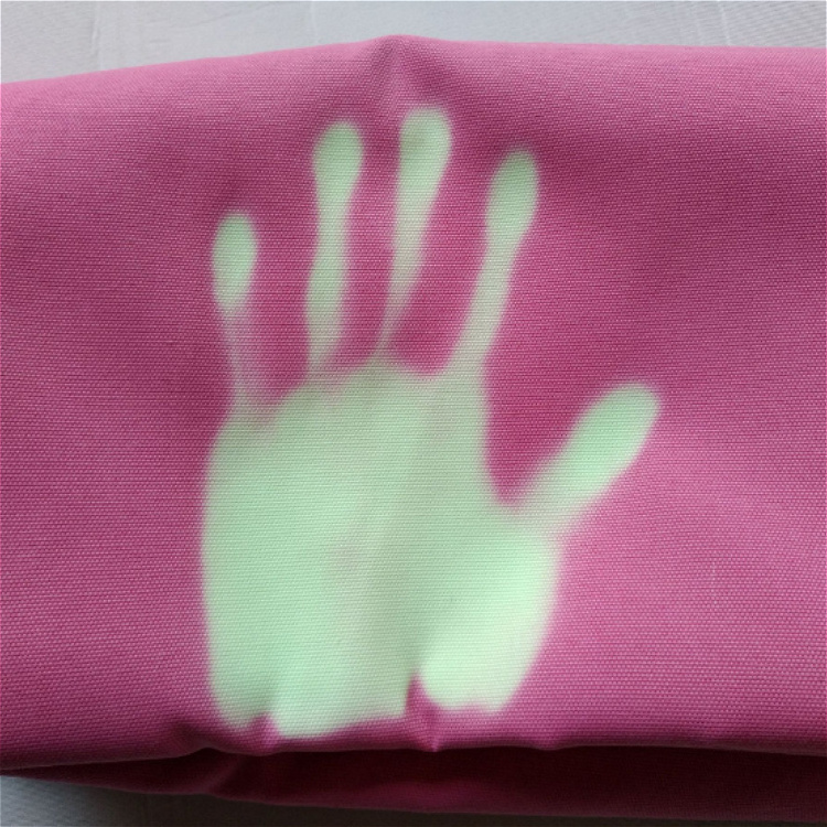 Customized color temperature sensitive fabric heat sensitive color changing thermochromic fabric