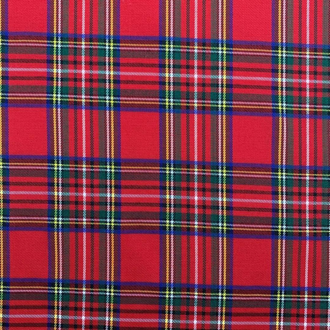 Classic Scotland check four way stretch tartan wide usage table cloth/Costume fabric