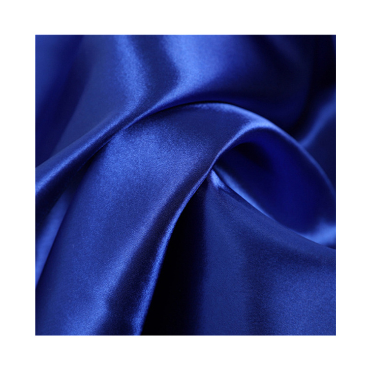 100% Polyester silk charmeuse duchess shining soft satin fabric