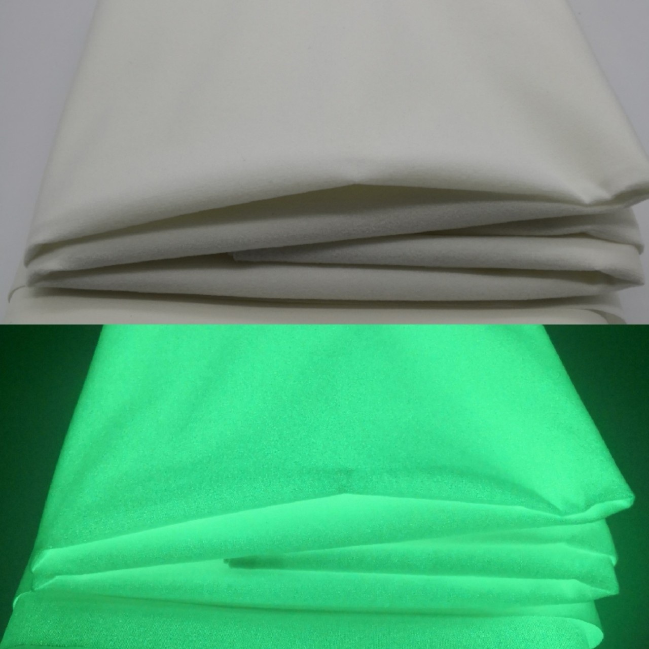 Magical Glowing Fabric Photoluminescent Fabric Glow in the Dark Green Luminous Glowing Fabric