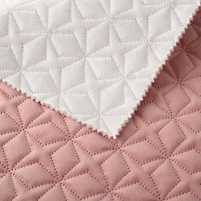 Top quality polyester padding cotton double sided quilting fabric for jacket down