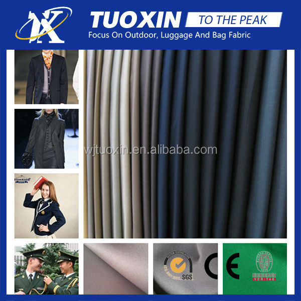 100%Polyester Twill Woven Gabardine Fabric for Uniform Suit Gabardine Fabric Microfiber Peach Gabardine Fabric Cotton