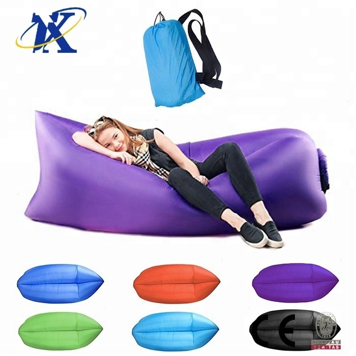 inflatable lounger waterproof durable air sofa air mattress for outdoor beach using