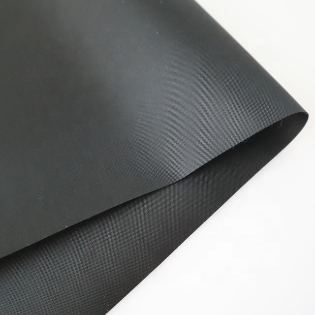 Heavy duty pvc coated oxford black yarn dyed fade resistant parasol dust cover fabric