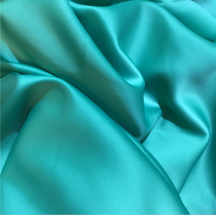 costume satin fabric/silk satin fabrics/pink satin robe fabric