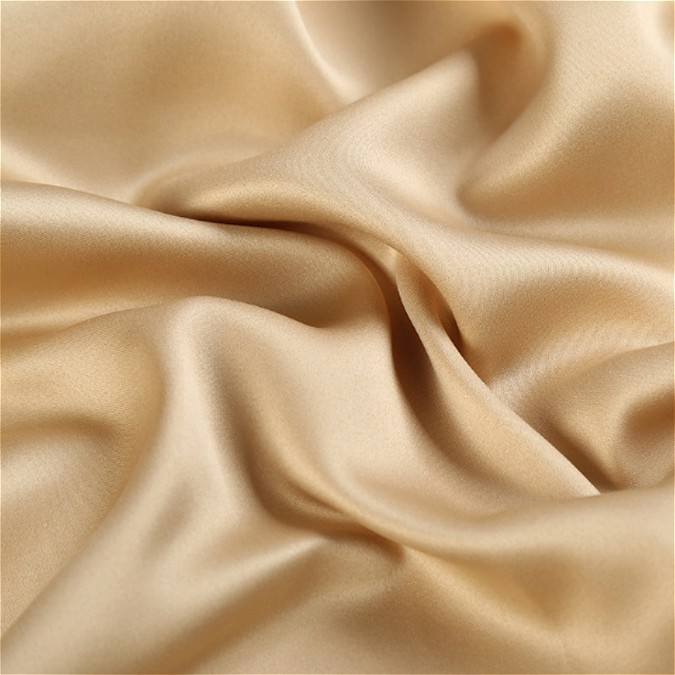 100% Polyester silk charmeuse duchess shining soft satin fabric