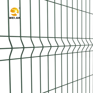 ECO friendly Outdoor garden privacy 3D curved welded wire mesh metal fencing panels