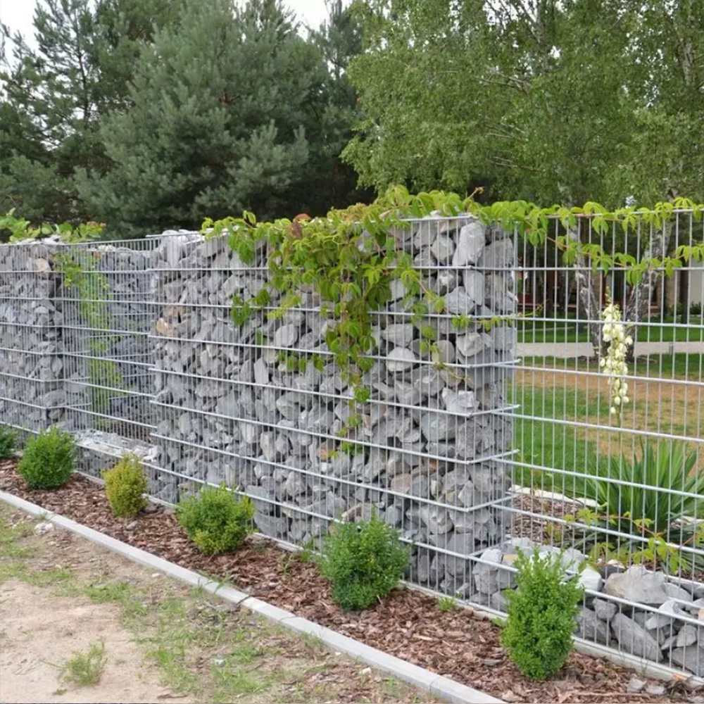 Real factory gabion baskets mesh gabion box for gabion retaining wall