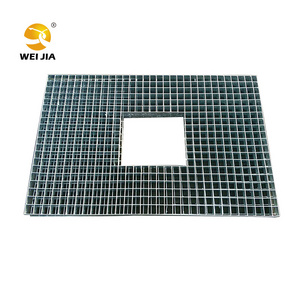 Galvanized Steel Serrated Grating Plate/ steel Grid Mesh/ deck drain grates