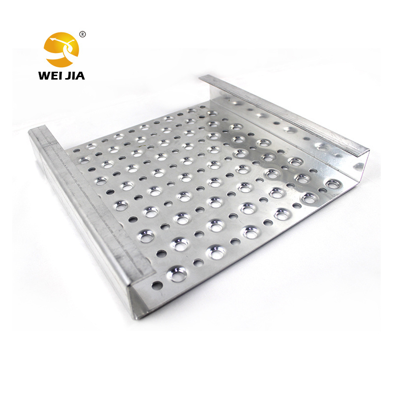 Good quality Traction tread plank grating Dimple Perforated metal with Round Hole Anti Skid Plate for Flooring Walkway