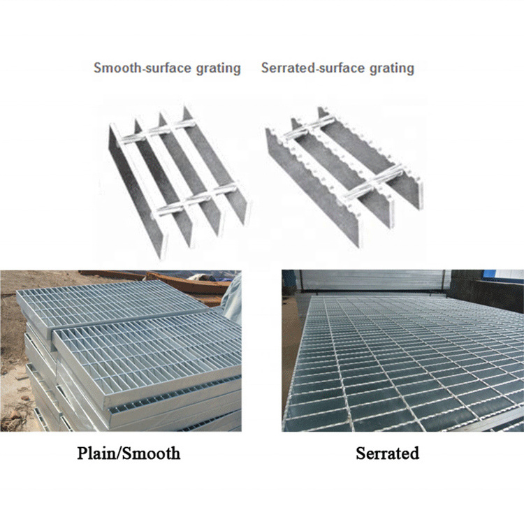 Galvanized Steel Serrated Grating Plate/ steel Grid Mesh/ deck drain grates