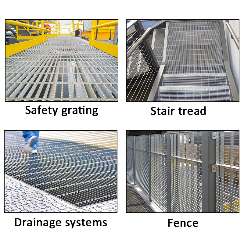 Free sample Catwalk steel grating galvanized steel grating weight standard size