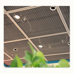 Decorative Expanded Metal Mesh Aluminum Metal Ceiling