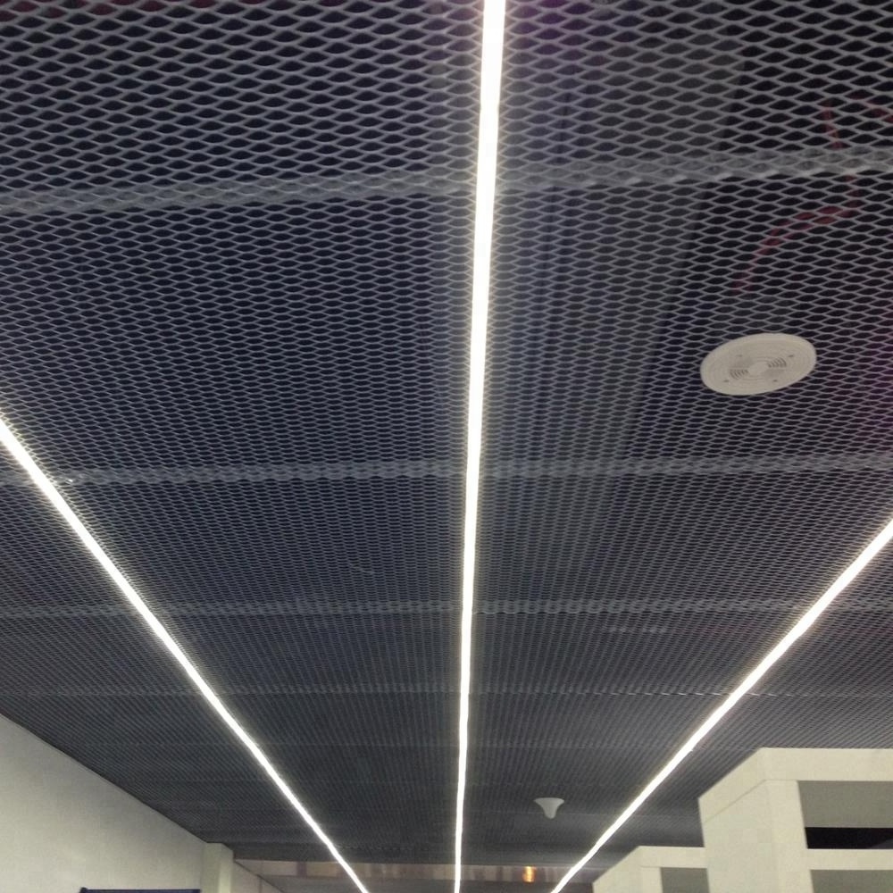 Decorative Expanded Metal Mesh Ceiling Systems