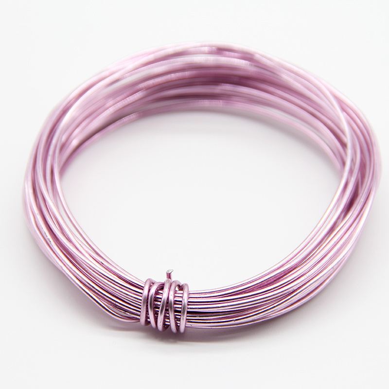 Factory Price Diy Craft Twisted Colored Aluminum Wire/ twisted Wire Jewelry