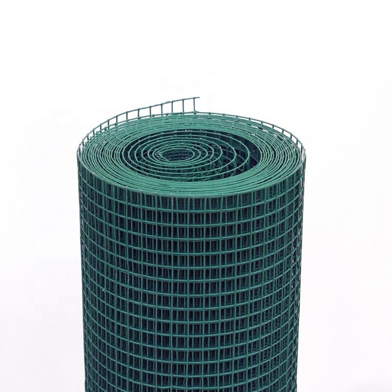 hebei anping manufacturer 1/2 x 1/2 galvanized iron wire mesh malla electrosoldada PVC coated welded wire mesh