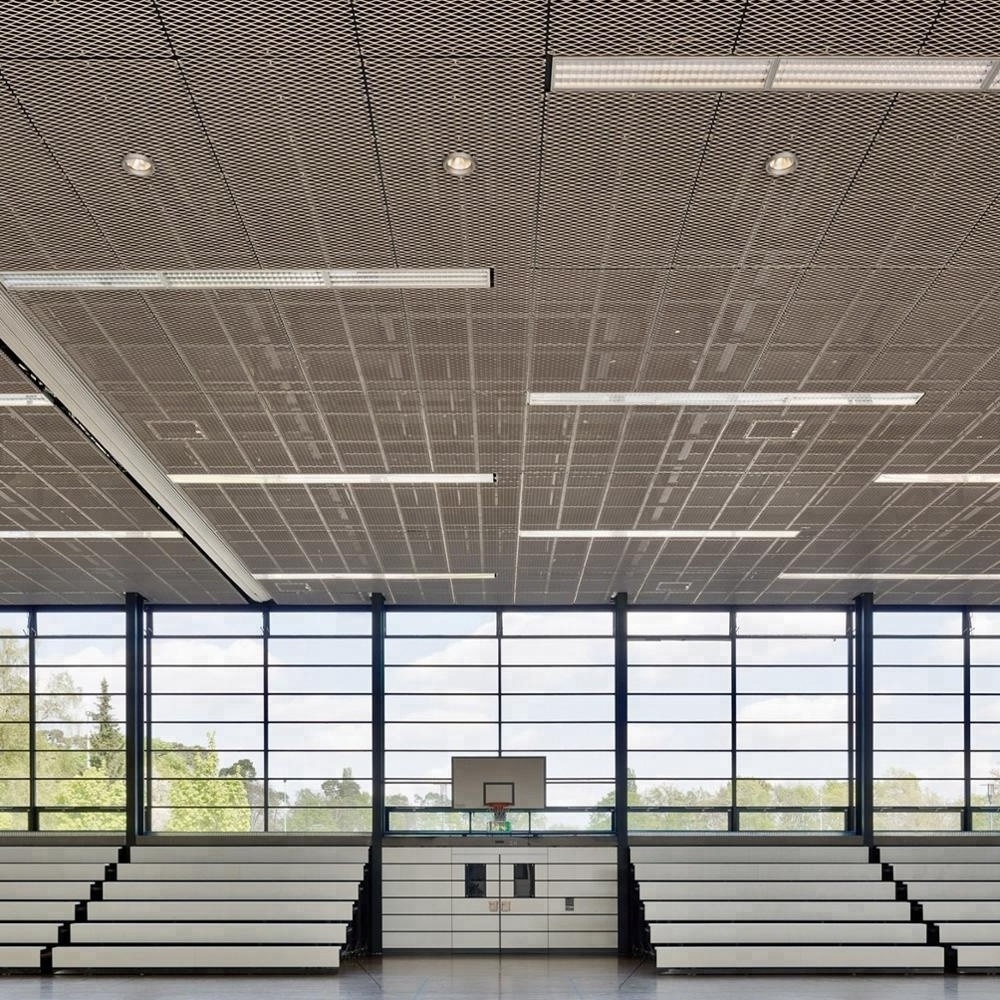 Decorative Expanded Metal Mesh Ceiling Systems