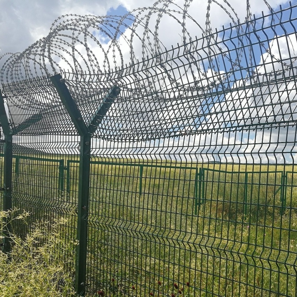 nigeria high security fencing airport prison fence concertina wire fence