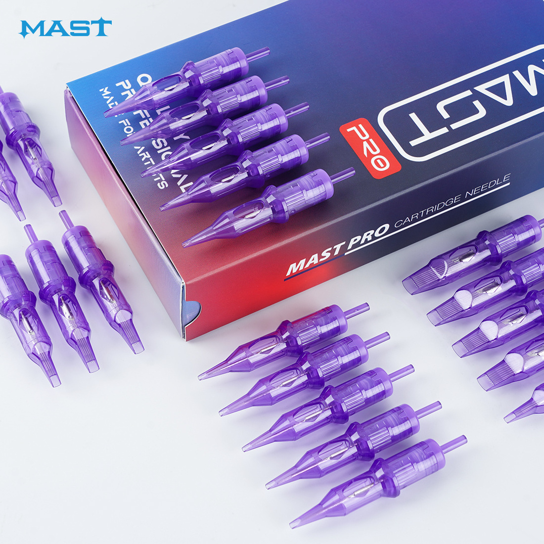 Mast Pro Tattoo Cartridges Needles 0.25MM Round Liner Taper 5MM Box of 20