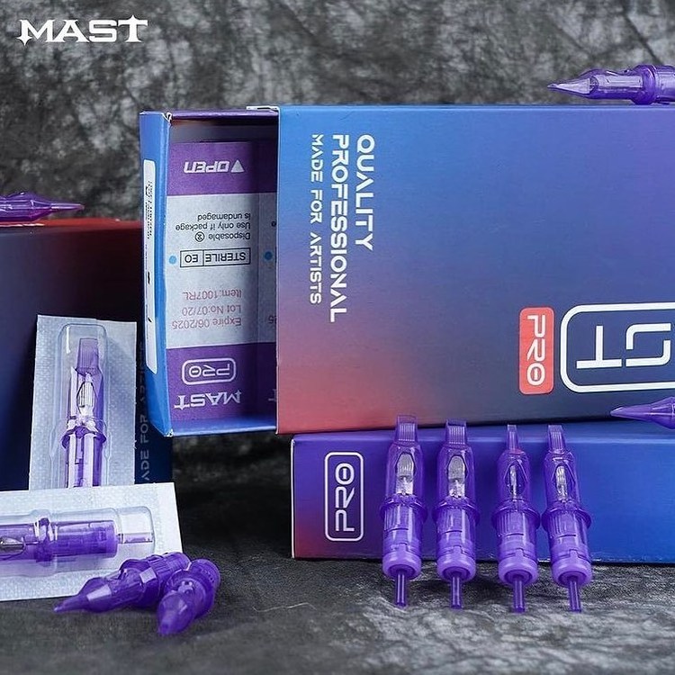 Mast Pro Tattoo Cartridges Needles 0.30MM Round Liner Bluntness RLB Taper 3.5MM Box of 20