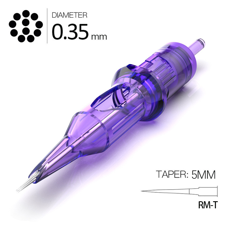 Mast Pro 0.35 mm Round Magnum Turbo 5mm Taper Tatoo Cartridge Tattoo Needle