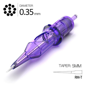 Mast Pro 0.35 mm Round Magnum Turbo 5mm Taper Tatoo Cartridge Tattoo Needle