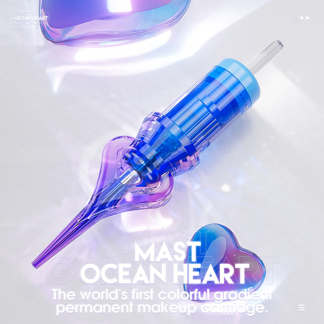 Wholesale Mast Ocean Heart Needles Disposable Sterilized Tattoo Cartridge Needles 1RL