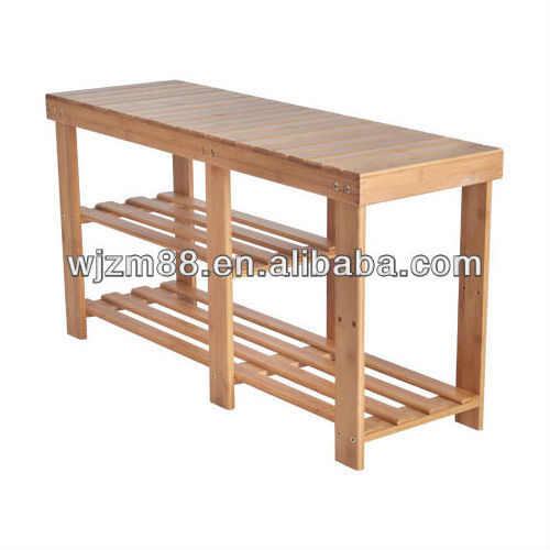 bamboo furniture, standing bamboo shoe racks wholesale