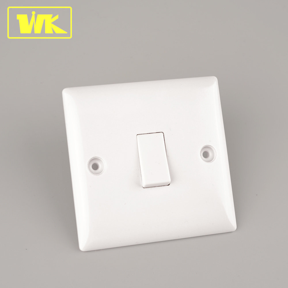 WK Slim Urea 10AX 1 Gang 2 Way Light Wall Switch UK Type