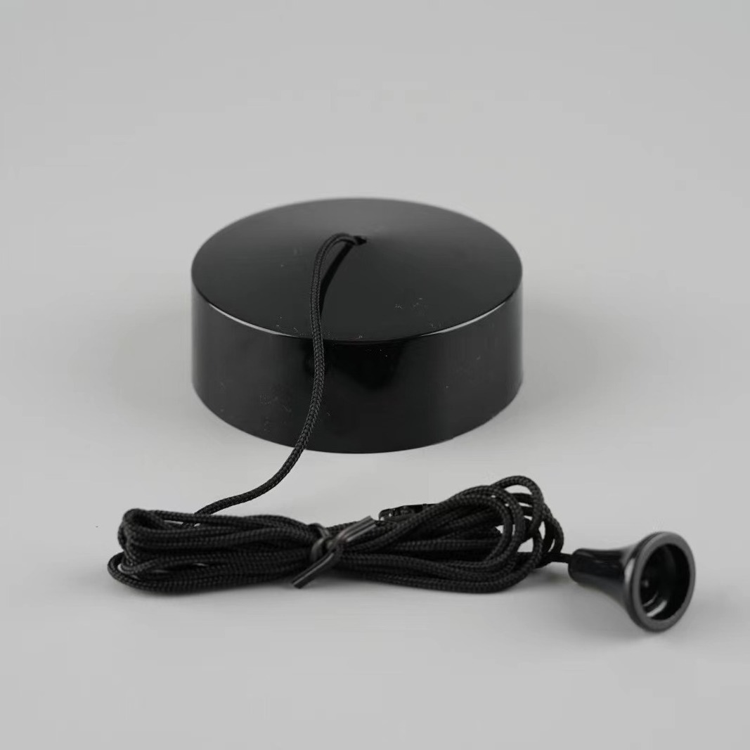 WK 1 gang 2 way 6 amp Ceiling Pull Switch - Black