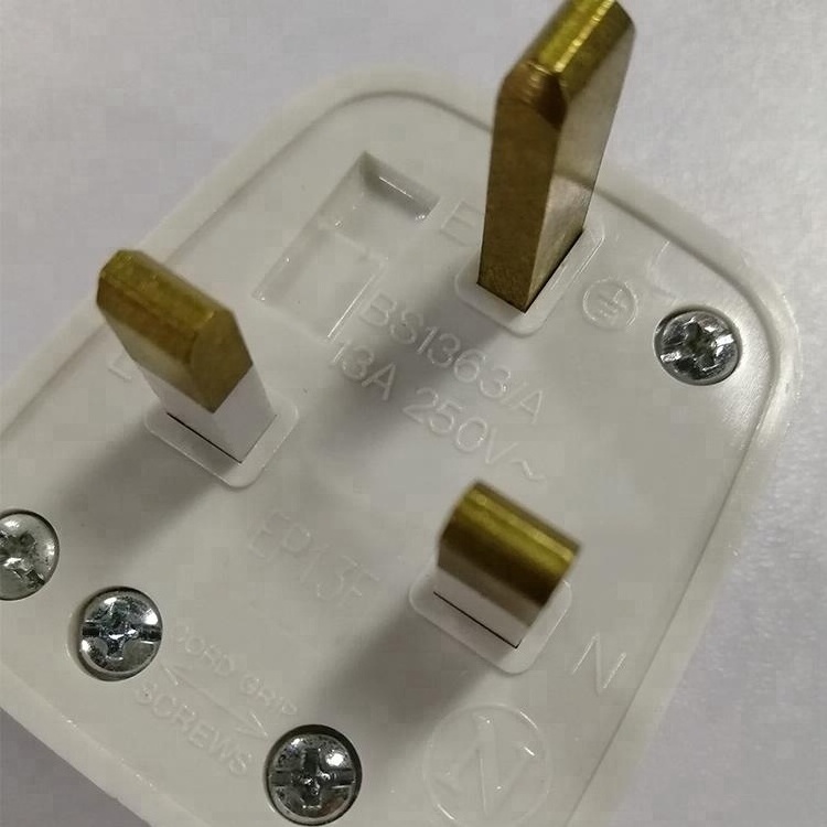 WK Hot Selling 13A Plug Top, 3 Pin 13 AMP Electrical Adaptor Plug