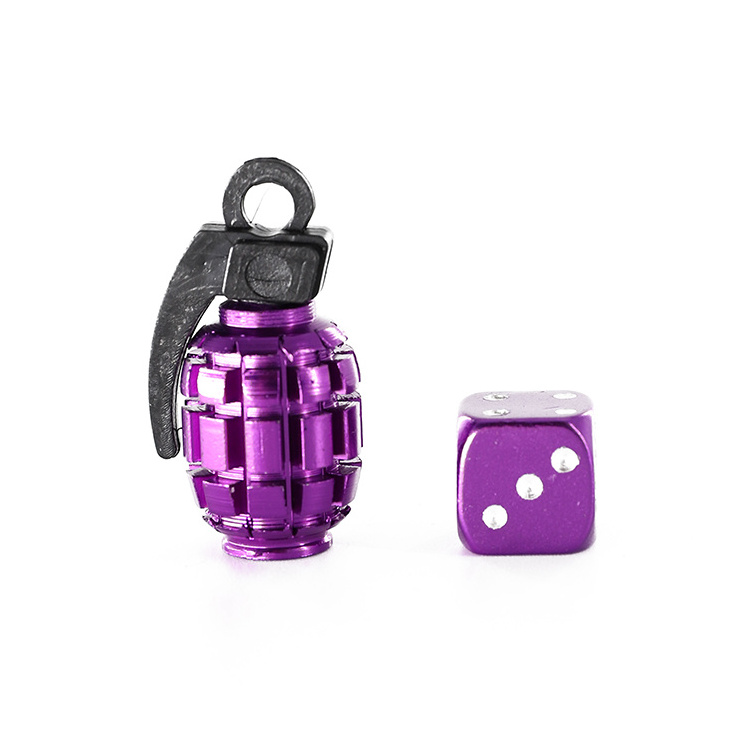 personality grenade car valve cover design fashion car accessories car valve cap