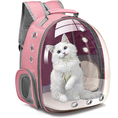 Cat Backpack Carrier Bubble Carrying Bag, Small Dog Backpack Carrier for Small Medium Dogs Cats, Space Capsule Pet Carrier