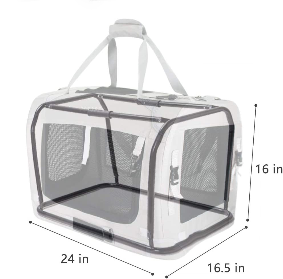 Extra Large Cat Carrier Soft Sided Folding Small Medium Dog Pet Carrier 24