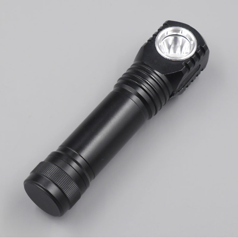 Portable XP-G3 Aluminum Alloy LED Magnet Mini USB Torch 3-Mode Pocket Clip for Outdoor Camping & Flashlight Light