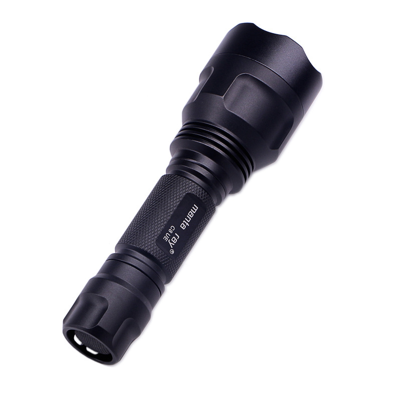 New Manta Ray C8 XP-L HI V3 Rechargeable LED Flashlight 10W Power Source for Camping Bicycle Riding Hunting