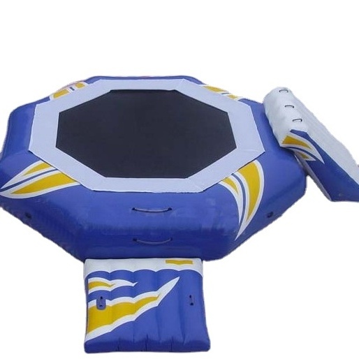 OEM design cheap inflatable water trampoline sungear air jump trampoline for water sport games